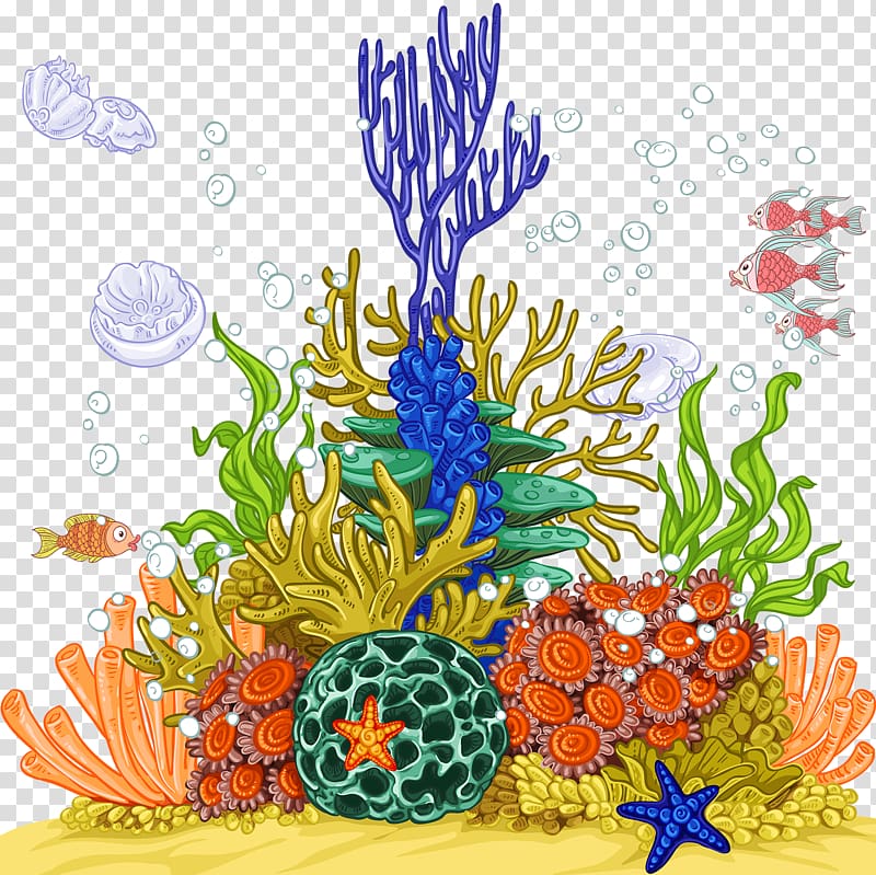 Jellyfish Coral reef Sea anemone, sea transparent background PNG clipart