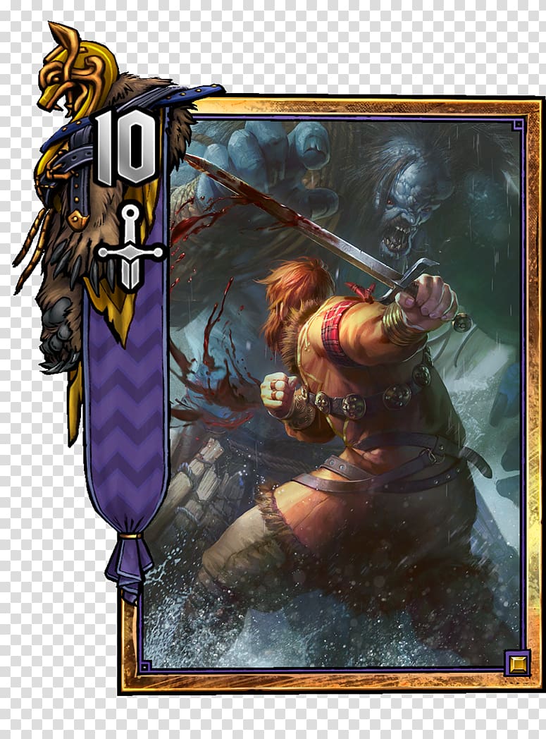 Gwent: The Witcher Card Game Magic: The Gathering CD Projekt Playing card, CardArt transparent background PNG clipart