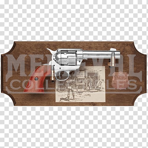 Wyatt Earp Revolver Gun Colt Single Action Army Pistol, valentine\'s day x display transparent background PNG clipart