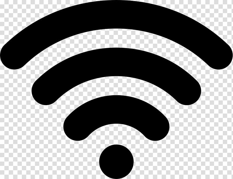 black and white wifi , Wi-Fi Computer Icons Wireless Symbol, wifi transparent background PNG clipart