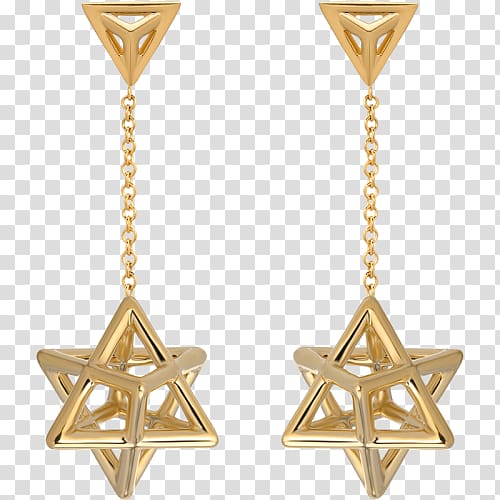 Earring Jewellery Merkaba Jewelry, Fine Jewelry In Beverly Hills Gold Charms & Pendants, platinum safflower three dimensional transparent background PNG clipart