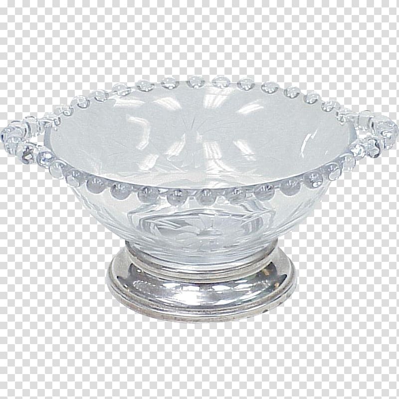 Sterling silver Bowl Tableware Glass, silver transparent background PNG clipart