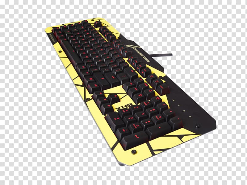 Computer keyboard Das Keyboard X40 Numeric Keypads Computer hardware, Mustard transparent background PNG clipart