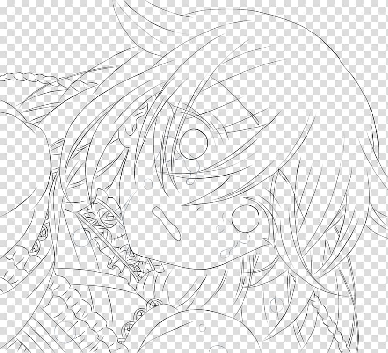 Line art Pandora Hearts Coloring book Drawing Sketch, manga transparent background PNG clipart