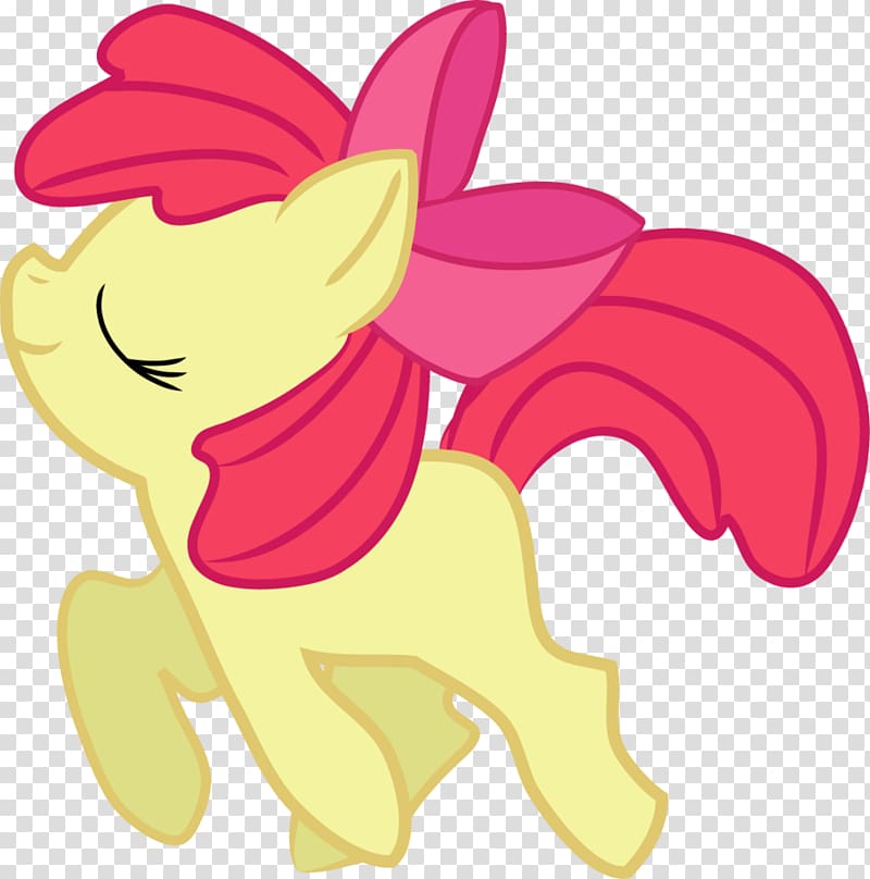 Pony Apple Bloom Applejack Big McIntosh Scootaloo, Apple Bloom transparent background PNG clipart