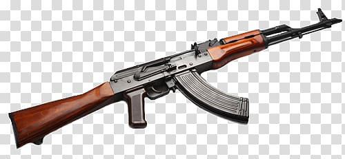 Assault rifle transparent background PNG clipart