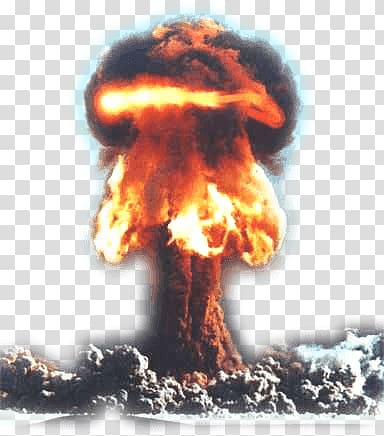 bomb explosion, Nuclear Explosion transparent background PNG clipart