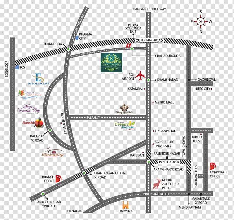 Charminar Shamshabad Dream Resort Outer Ring Road, Hyderabad, rope course track transparent background PNG clipart