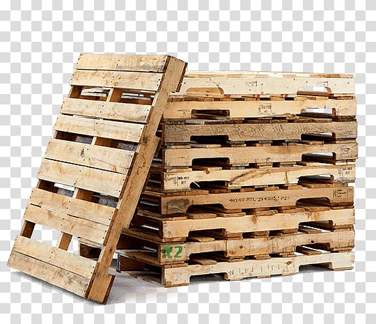 Pallet Wooden box Recycling Crate, wood transparent background PNG clipart