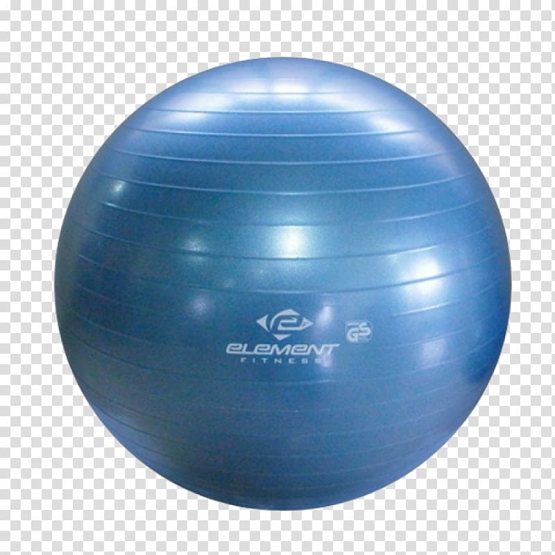 blue Element stability ball, Exercise ball Physical exercise Physical fitness Fitness Centre, Gym Ball transparent background PNG clipart