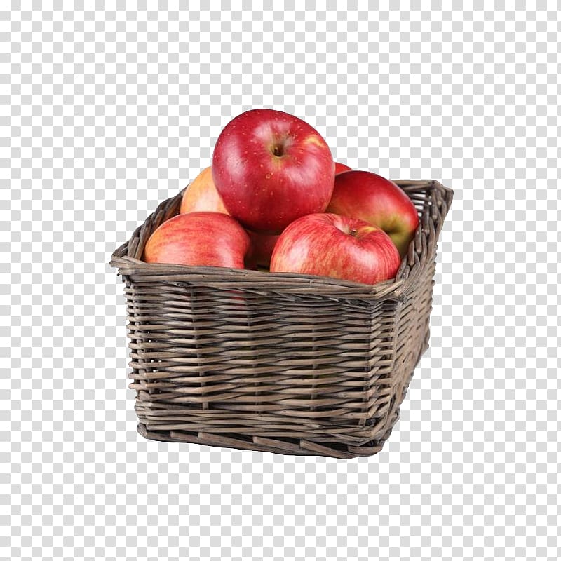 Apple Software , Fresh basket filled with apple elements transparent background PNG clipart