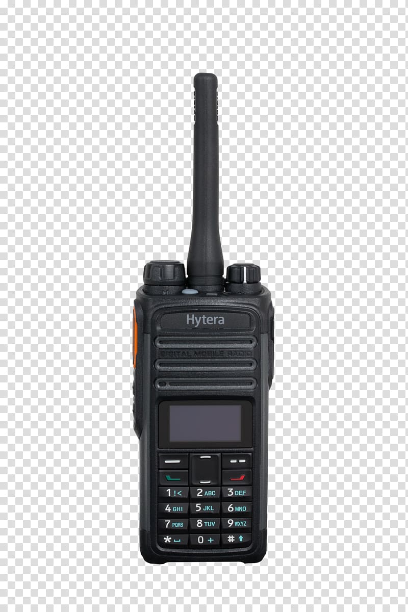 Digital mobile radio Two-way radio Hytera Walkie-talkie, radio transparent background PNG clipart