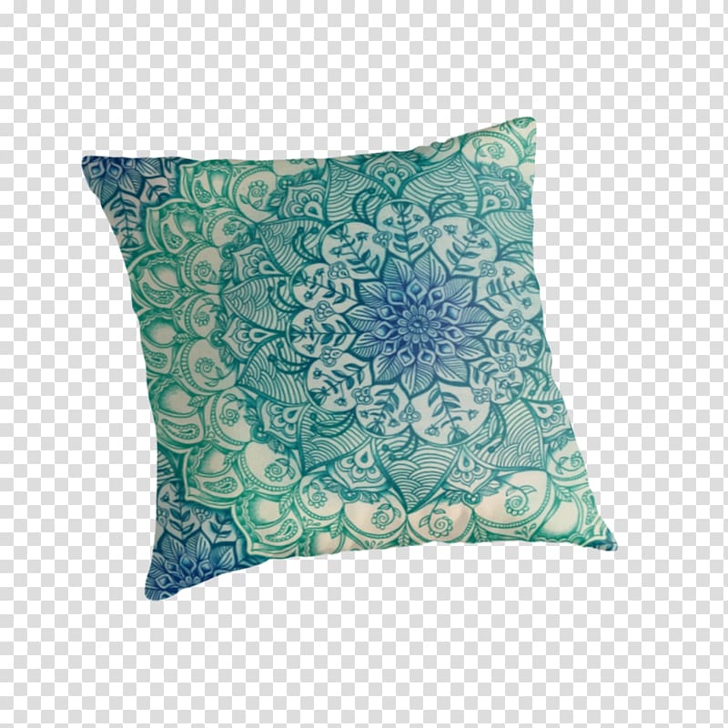 Throw Pillows Aqua Color Pastel, throw garbage transparent background PNG clipart