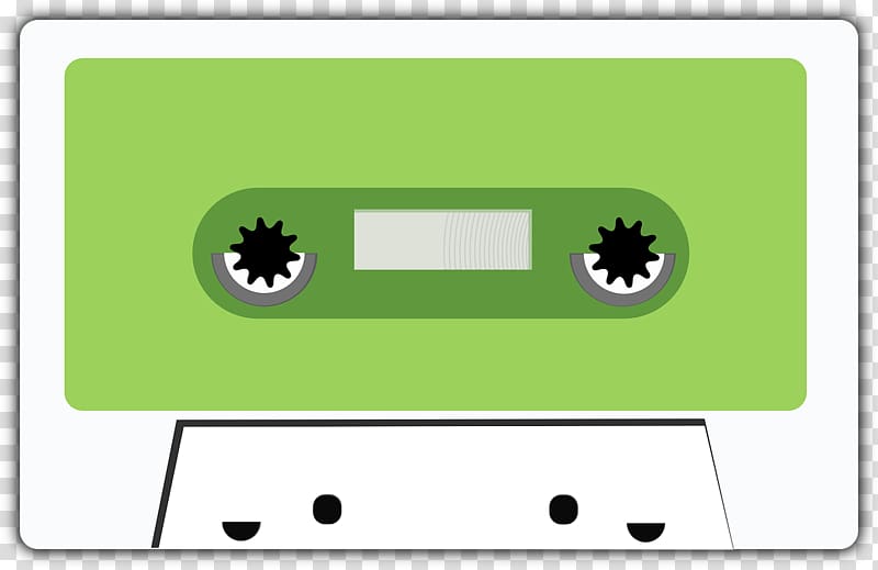 Compact Cassette Sound, audio cassette transparent background PNG clipart