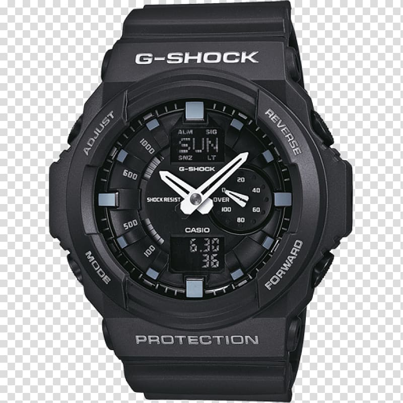 G-Shock GA150 Watch Casio Water Resistant mark, watch transparent background PNG clipart