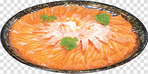 Sashimi Smoked salmon Flying Sushi Tuna, sushi transparent background PNG clipart
