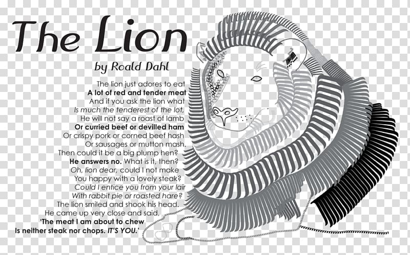 Poetry Lion Long poem Repton School Mammal, short hair girl transparent background PNG clipart