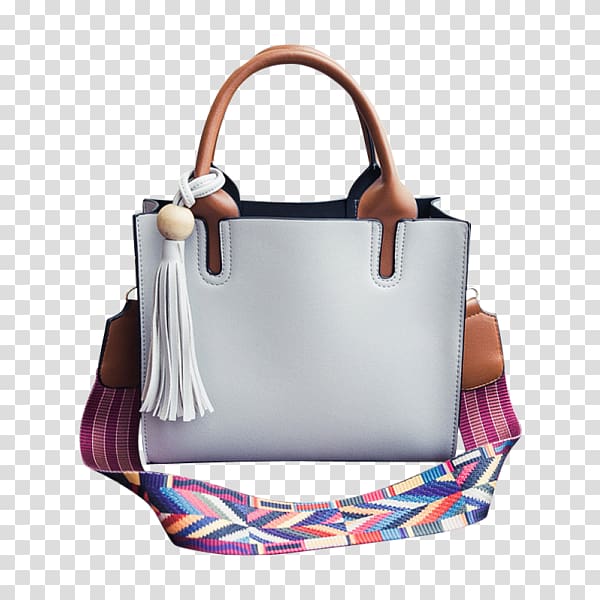 Handbag Tote bag Tassel Fashion, multilayer style transparent background PNG clipart