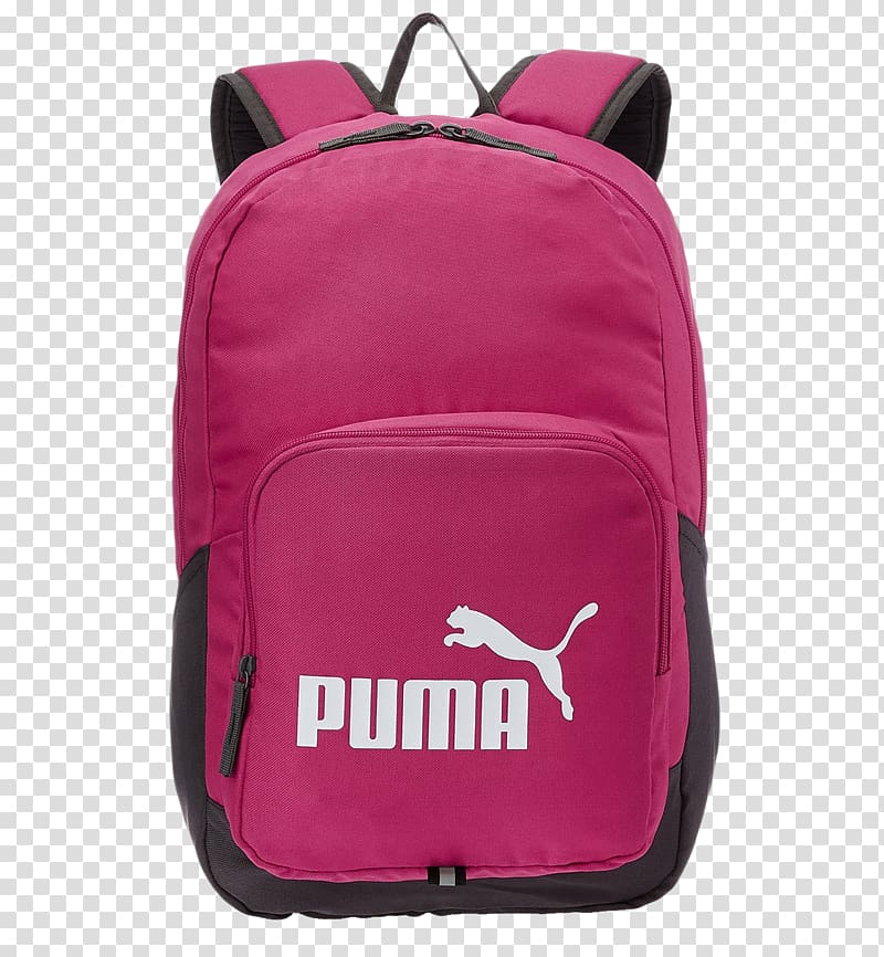 pink and black Puma backpack, Amazon.com Handbag Puma Backpack, Travel Bag transparent background PNG clipart