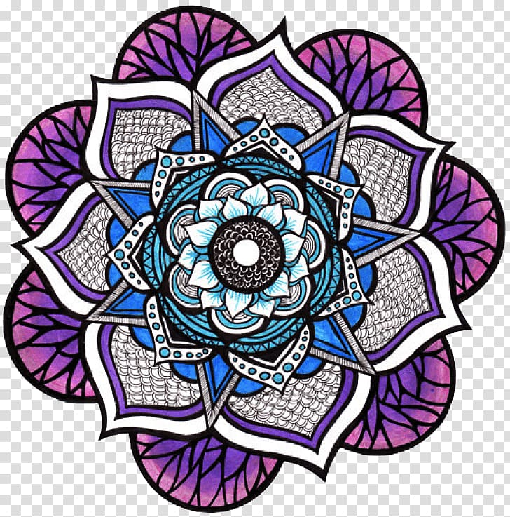 Mandala Drawing Coloring book, others transparent background PNG clipart