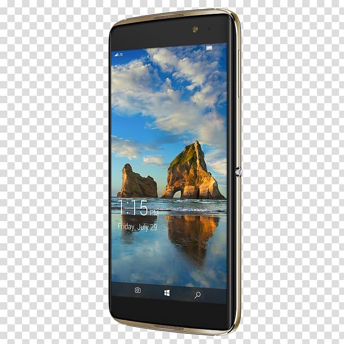 Alcatel IDOL 4S Alcatel Mobile Smartphone 4G, smartphone transparent background PNG clipart