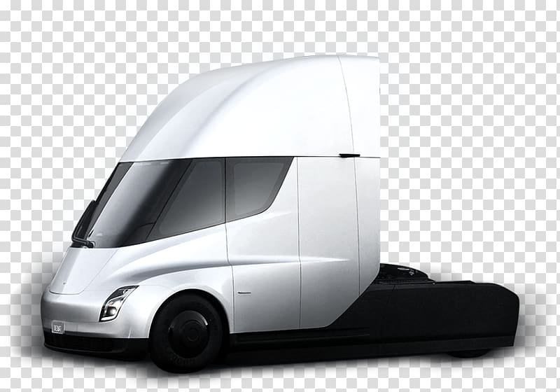 Tesla Semi Tesla Motors Car Truck, car transparent background PNG clipart