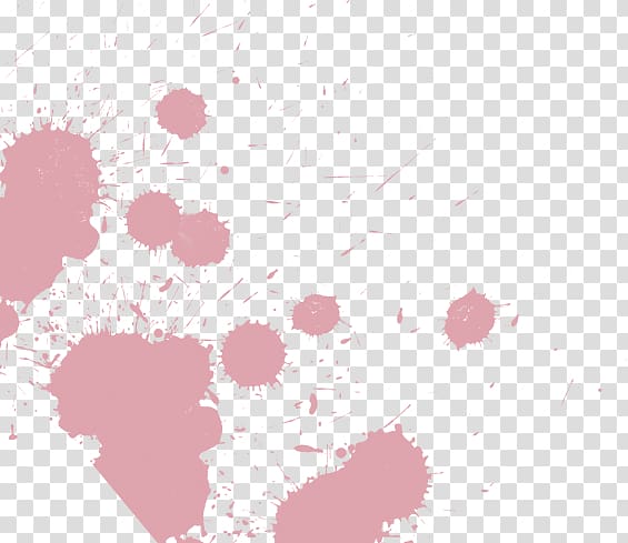 Pink Inkjet printing Stain, Pink ink jet effect transparent background PNG clipart