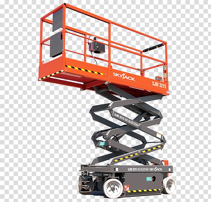 Aerial work platform Elevator Heavy Machinery Telescopic handler, elevator transparent background PNG clipart