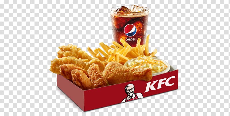 KFC Fast food Fried chicken Junk food, fried chicken transparent background PNG clipart