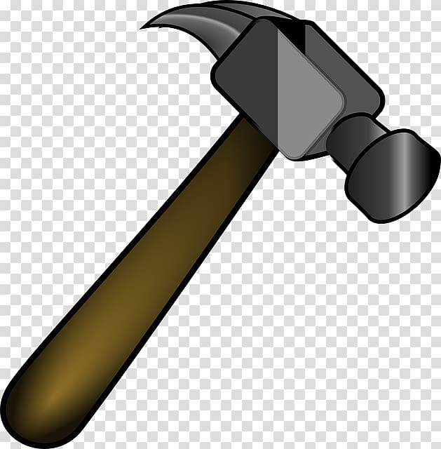 Hammer , hammer and nails transparent background PNG clipart