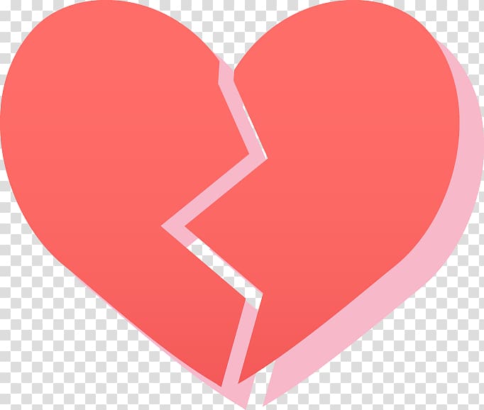 Broken heart Breakup Icon, Broken heart transparent background PNG clipart