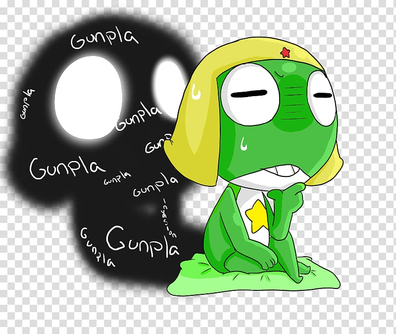 Sgt. Frog Gundam model Art, frog transparent background PNG clipart