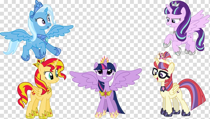 Pony Twilight Sparkle Sunset Shimmer Rainbow Dash Pinkie Pie, unicorn transparent background PNG clipart