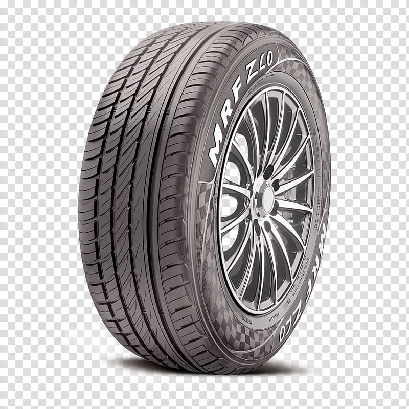 Car India MRF Tubeless tire, car transparent background PNG clipart