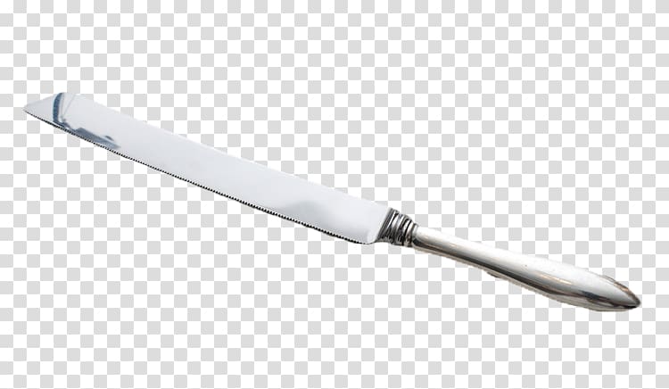 Knife Shiv Silver, Silver plain shank section transparent background PNG clipart