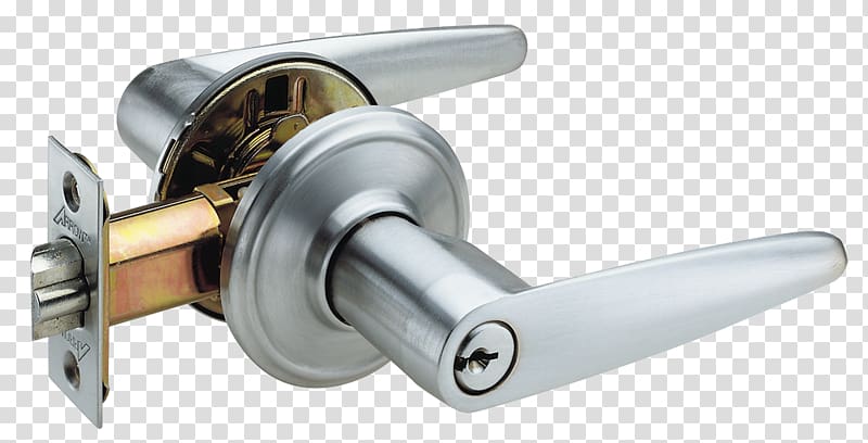 Door handle Lock Door furniture Builders hardware, door knob transparent background PNG clipart