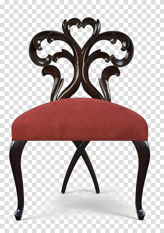 Table Nightstand Chair Furniture Couch, Red chair transparent background PNG clipart