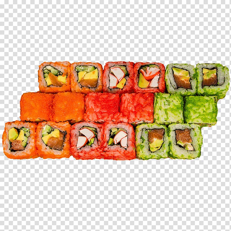 California roll Sashimi Sushi Makizushi Garnish, sushi transparent background PNG clipart