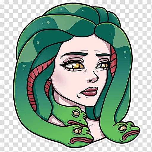 Medusa Jellyfish Gorgon Telegram Sticker, others transparent background PNG clipart