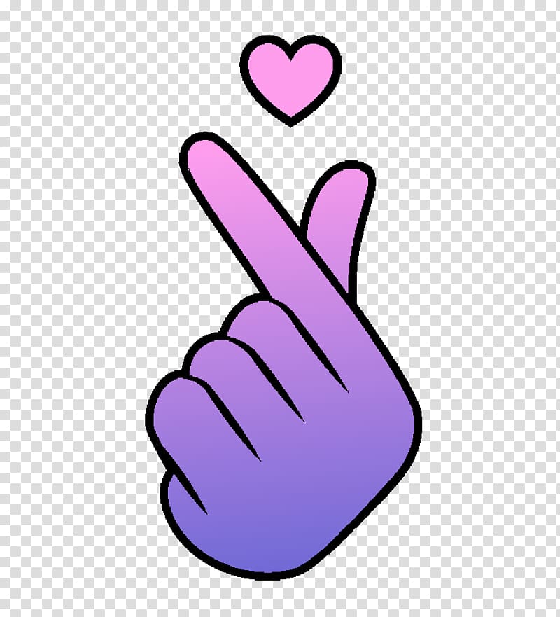Hand heart Sign language Thumb, hand transparent background PNG clipart