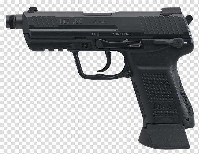 Heckler & Koch HK45 Heckler & Koch USP .45 ACP Heckler & Koch P30, compact transparent background PNG clipart