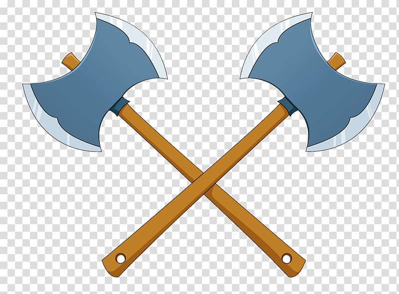 Axe Cartoon Animation, Two ax transparent background PNG clipart
