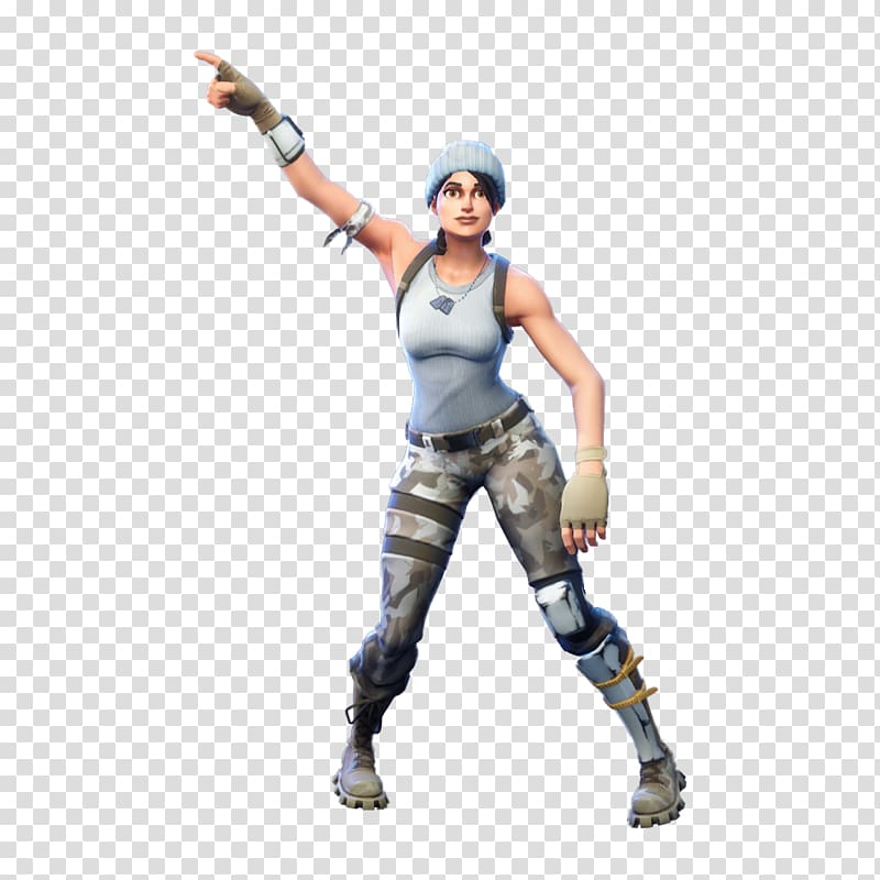 Fortnite female character illustration, Fortnite Battle Royale Clash Royale, back background transparent background PNG clipart