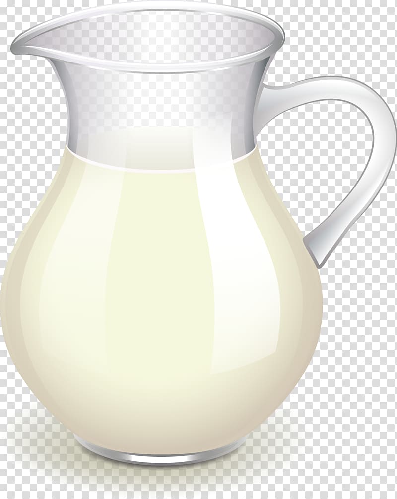 white liquid in glass pitcher , Cows milk Jug Cattle Google s, Breakfast milk material transparent background PNG clipart