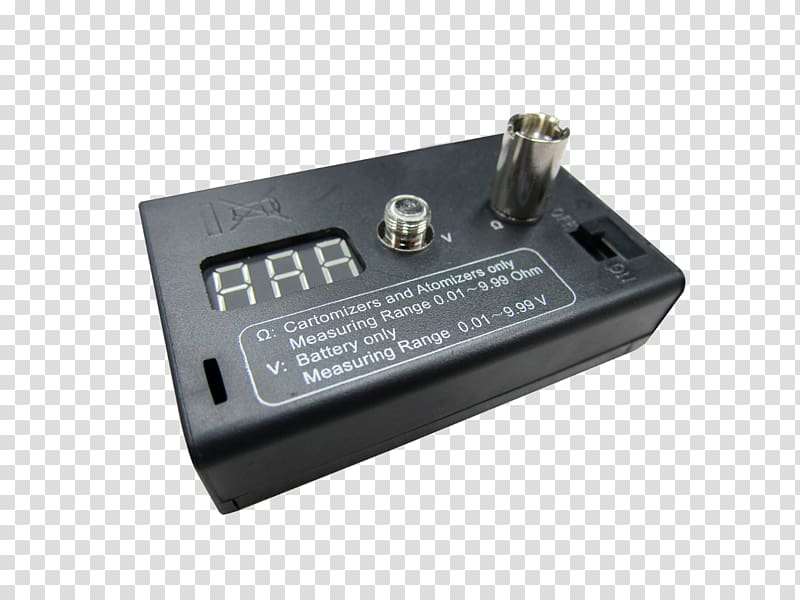 Battery charger Ohmmeter Adapter Voltmeter Electronics, Voltmeter transparent background PNG clipart