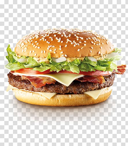 Big N' Tasty Hamburger Bacon, egg and cheese sandwich Cheeseburger, bacon transparent background PNG clipart