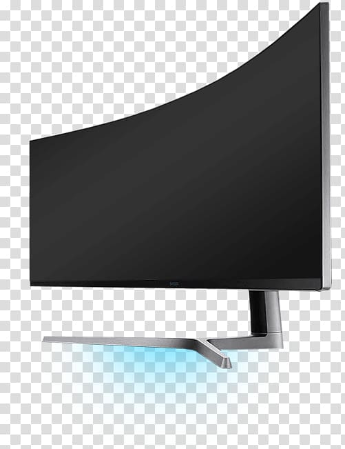 LCD television LED-backlit LCD Computer Monitors Samsung CHG90, Gaming Monitor transparent background PNG clipart