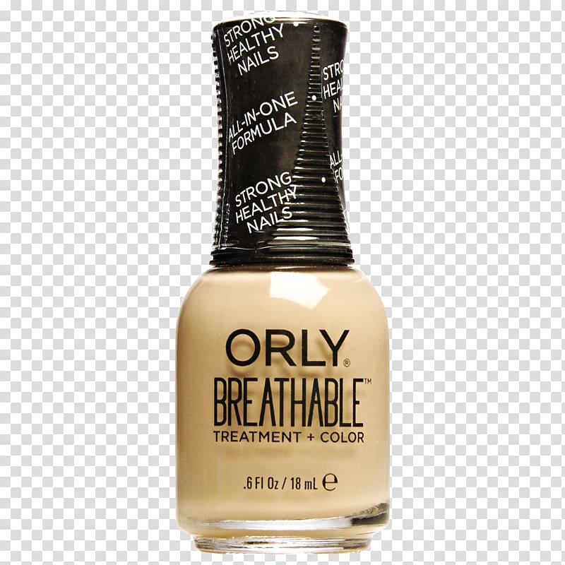 Nail Polish ORLY Breathable Treatment + Color Paris Orly Airport Varnish, nail polish transparent background PNG clipart