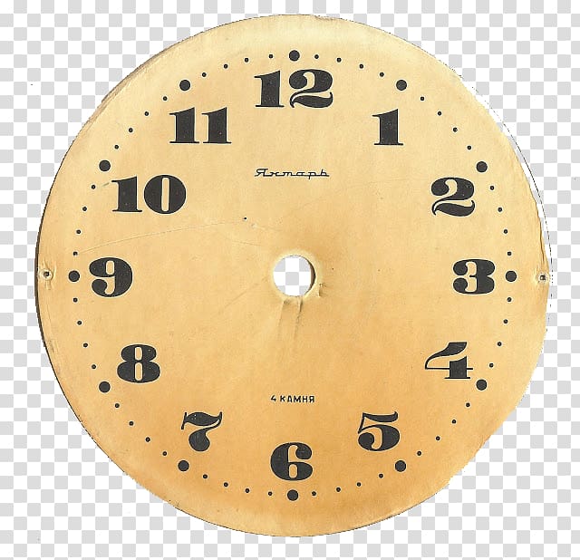 Clock face Watch Dial, old clock transparent background PNG clipart