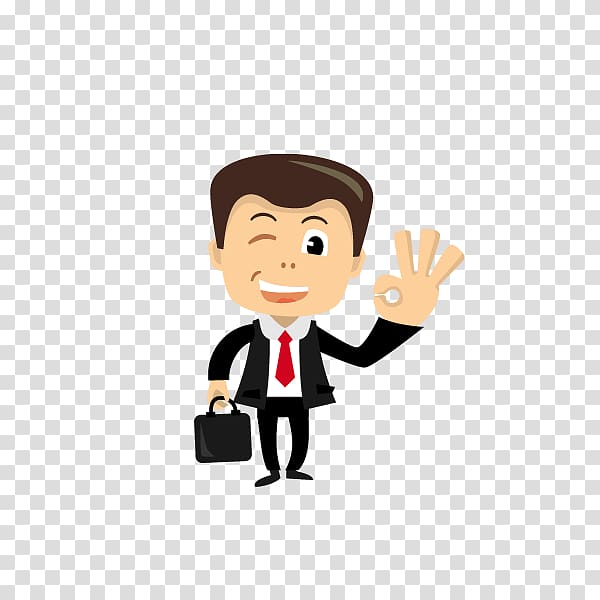 Businessperson Cartoon, Business people transparent background PNG clipart